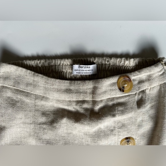 Bershka Linen Skirt - Picture 7 of 9